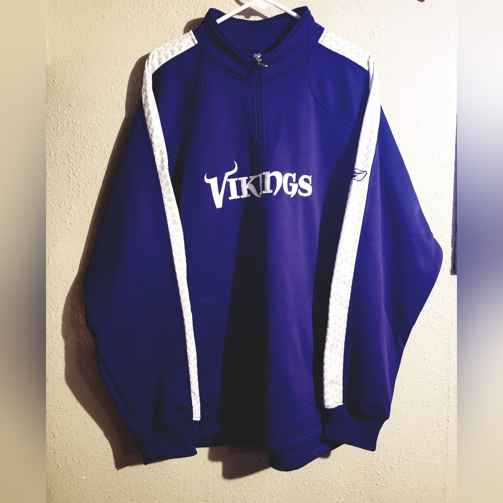 NFL Minnesota Vintage Reebok Stitched Jacket Size XL